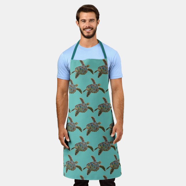 Apron - Sea Turtles (Worn)