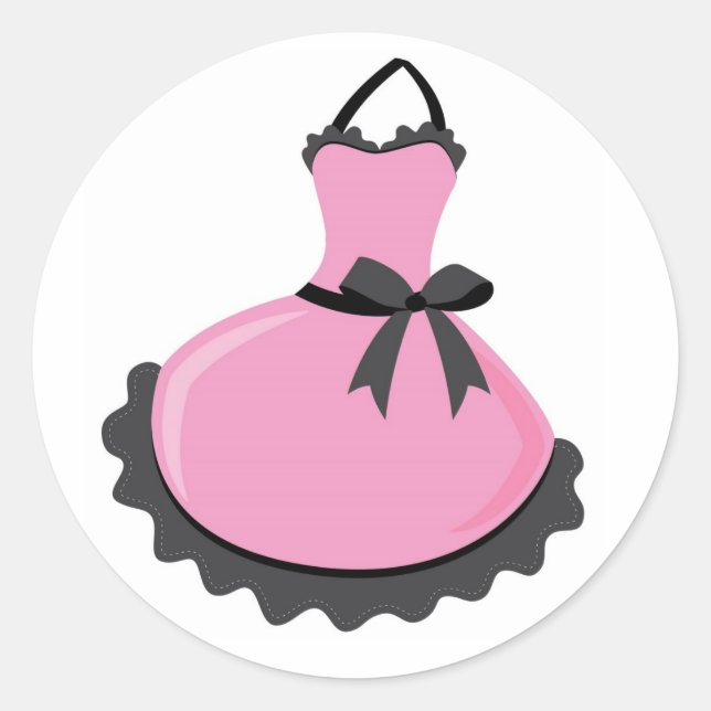 Apron Stickers/Seals Classic Round Sticker (Front)