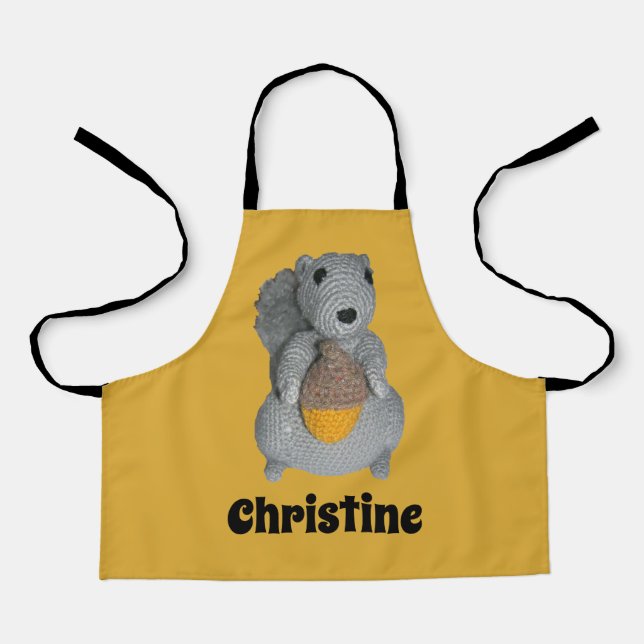 Apron - Toy Squirrel with Acorn (Front)
