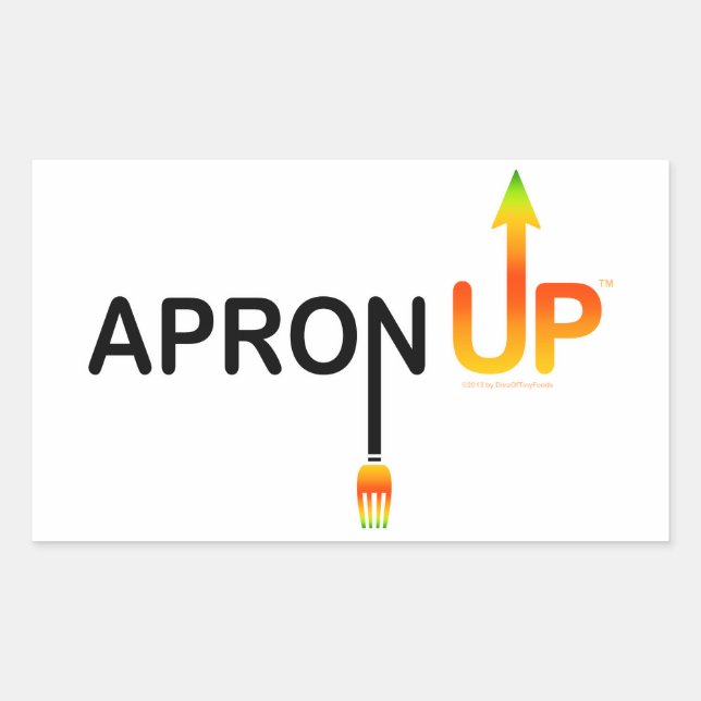 APRON UP! STICKER (Front)