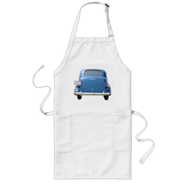 Apron, Vintage 1940s Chevy Apron (Long Style) (Front)