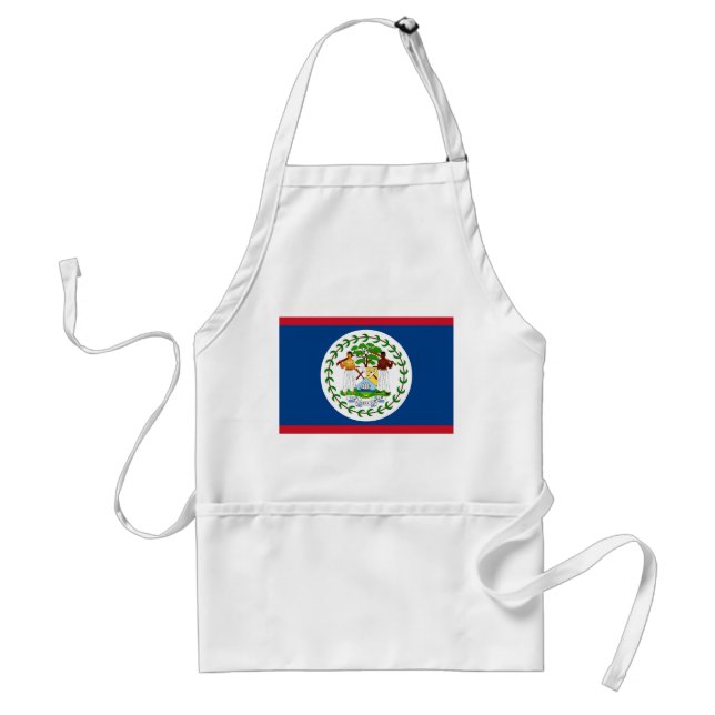 Apron with Flag of Belize (Front)