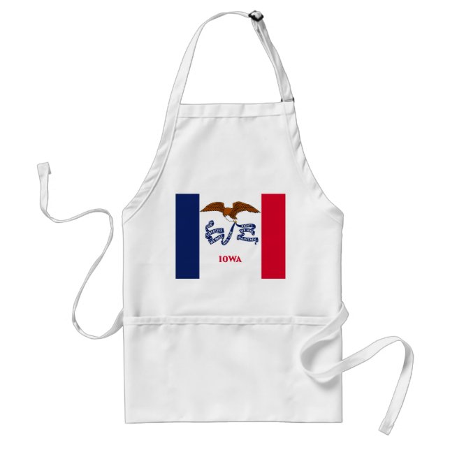 Apron with Flag of Iowa, U.S.A. (Front)