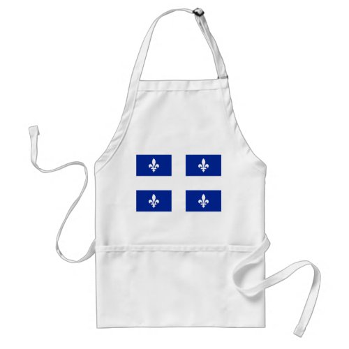 Apron with Flag of Quebec Canada