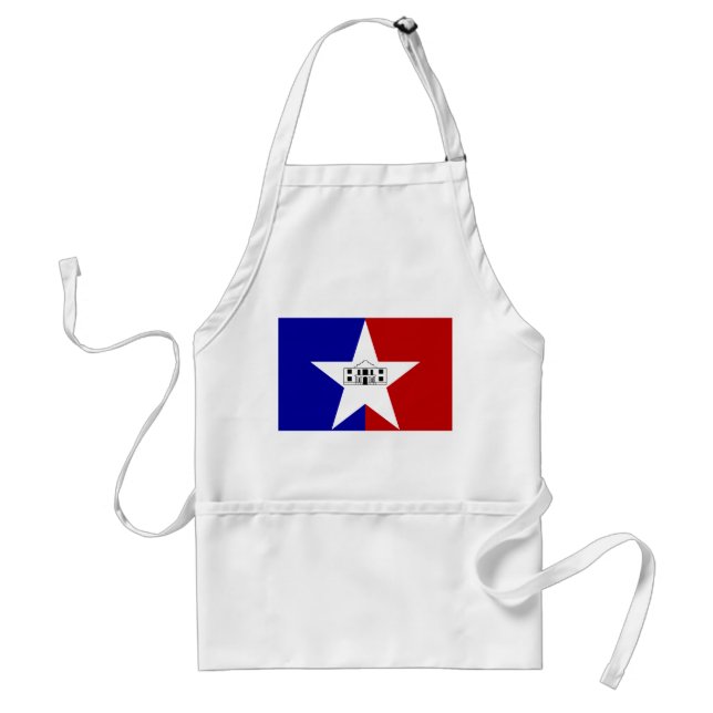 Apron with Flag of San Antonio City, USA (Front)