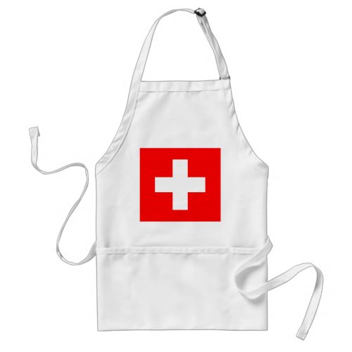 Apron with Flag of Switzerland