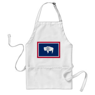 Apron with Flag of Wyoming, U.S.A.