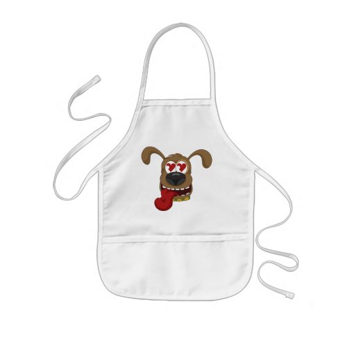 Apron with Funny dog decoration 