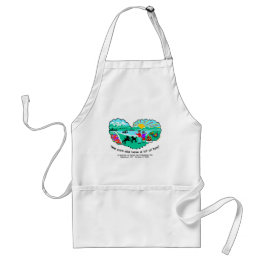 Apron with graphic in memory of Donna LC Fish