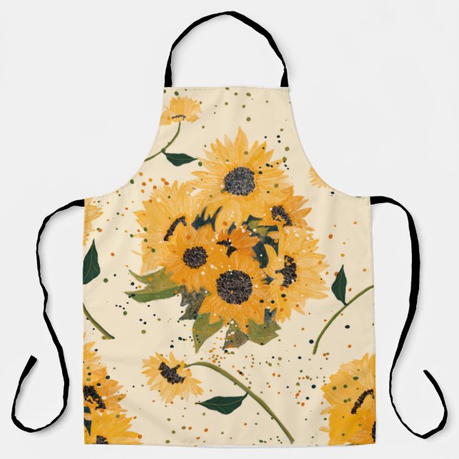Apron with sunflowers (Front)