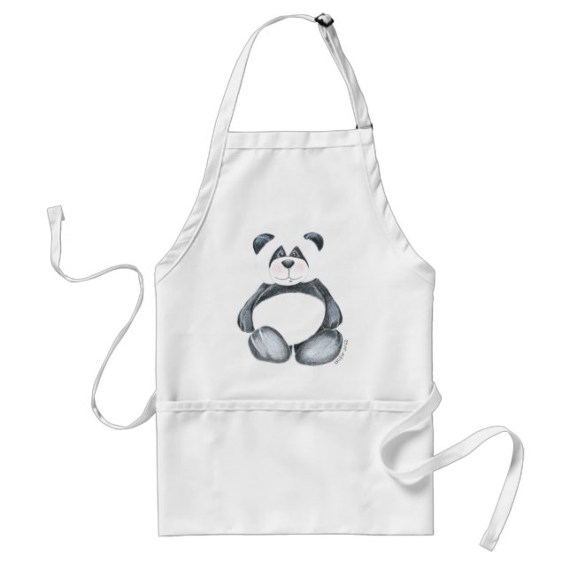 Apron with Unique Panda Bear (Front)