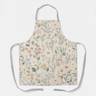 Apron with Wildflowers