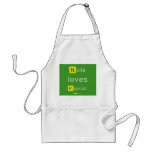 'Nolla 
 loves
 Popcat'  Aprons