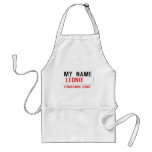 my  Name   Aprons