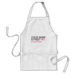 Your Name Street  Aprons