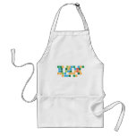 jesus loves you and god whet  and gave his  only son to  save us  Aprons