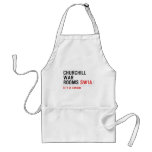 Churchill war rooms  Aprons