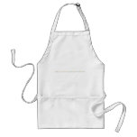 Chemistry class is a lot of fun, if you just try to look at it from the proper perspective.  Aprons
