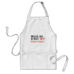 willie isa Street  Aprons