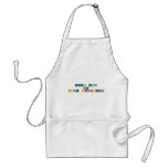 keep calm 
 and 
 love chemistry  Aprons