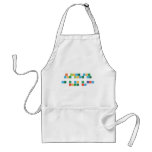 I love you
 You love me
 
 WE NO DO NO BARNY
 AROUND HERE  Aprons