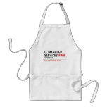 It managed  services  Aprons