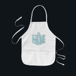 Aprons Children's Game ON Blue/Silver<br><div class="desc">A Hanukkah children's apron. This "Game ON" blue/silver makes a wonderful gift for any child this Chanukah. Use it for baking, crafts or play to make any child's day! There are several different apron colors and sizes to select from. Size: Kids Painting, drawing, crafts – all great activities, but hard...</div>