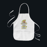 Aprons Children's Hanukkah Dreidel in the Box<br><div class="desc">A Hanukkah children's apron. This "Dreidel in the Box" makes a wonderful gift for any child this Chanukah. Use it for baking, crafts or play to make any child's day! To personalize simply delete text, and replace with your own message. Choose your favorite font style, color, and size for text....</div>