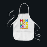 Aprons Children's Hanukkah is Funukkah<br><div class="desc">A Hanukkah children's apron. This "Hanukkah is Funukkah" makes a wonderful gift for any child this Chanukah. Use it for baking, crafts or play to make any child's day! There are several different apron colors and sizes to select from. Size: Kids Painting, drawing, crafts – all great activities, but hard...</div>