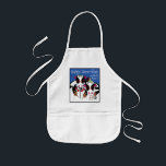 Aprons Children's Happy Hamookkah<br><div class="desc">A Hanukkah children's apron. This "Happy Hamookkah" makes a wonderful gift for any child this Chanukah. Use it for baking, crafts or play to make any child's day! Personalize by deleting text and adding your own. Choose your favorite font style, color, and size. There are several different apron colors and...</div>