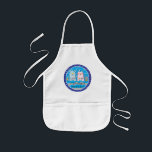 Aprons Children's Mouse and Friends for Hanukkah B<br><div class="desc">A Hanukkah blue, children's apron. This "Mouse and Friends" makes a wonderful gift for any child this Chanukah. Use it for baking, crafts or play to make any child's day! Personalize by deleting text, and adding your own. Choose your favorite font style, color, and size. There are several different apron...</div>