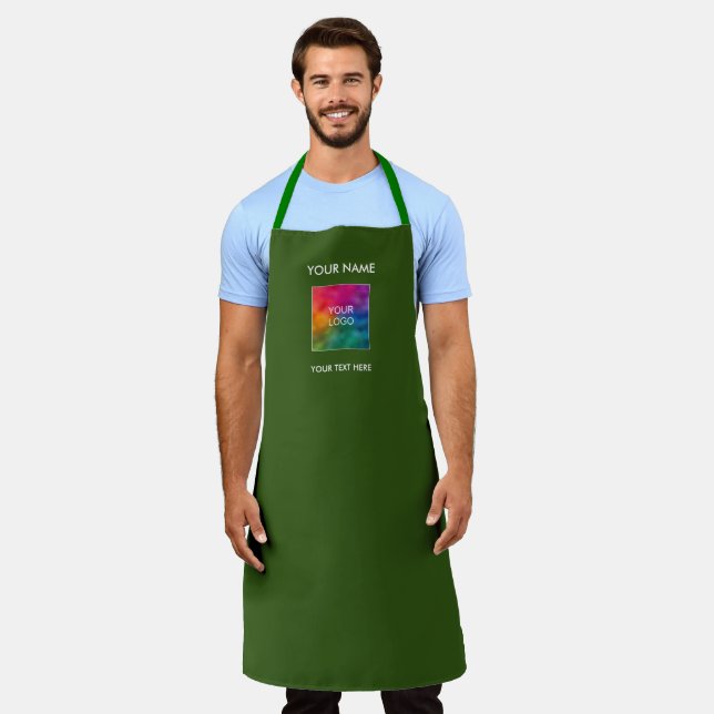 Aprons Custom Logo Business Company Template (Worn)