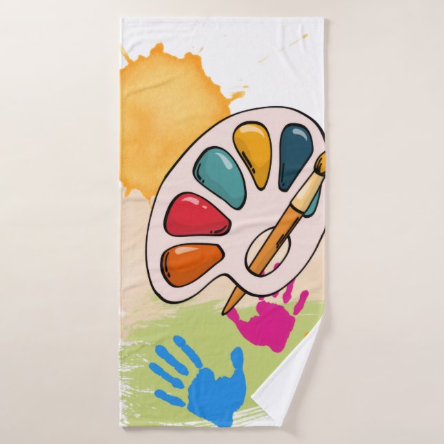 Aprons for painters or cooks bath towel (Bath Towel)