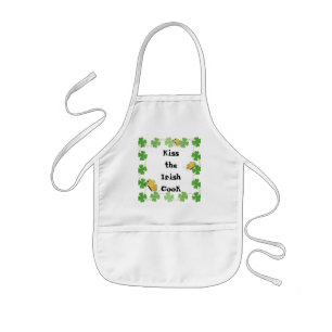 Aprons for St. Patrick's Day - Kiss the Irish Cook