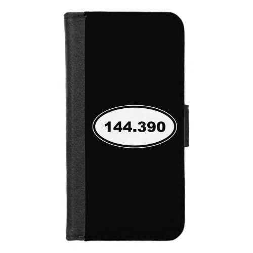 APRS Frequency 144390 Amateur Ham Radio iPhone 87 Wallet Case