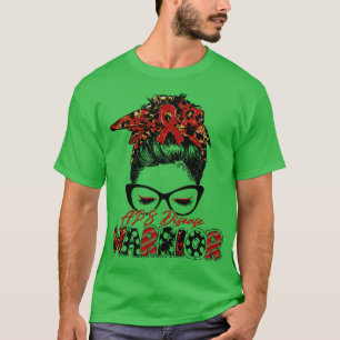 APS Disease Awareness Warrior Women Glasse Messy B T-Shirt