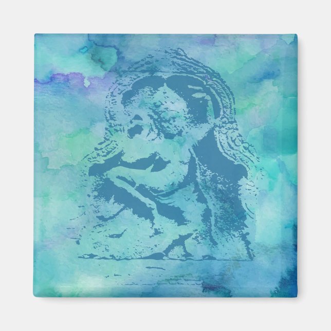 Apsara Blue Magnet (Front)