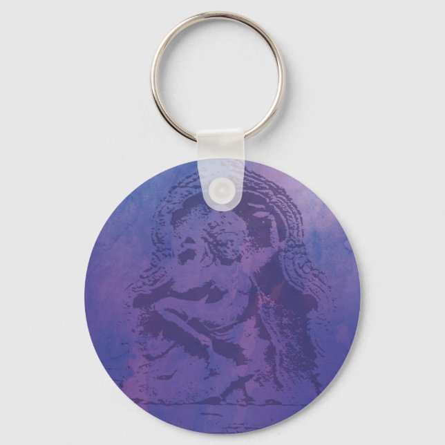 Apsara Purple Keychain (Front)