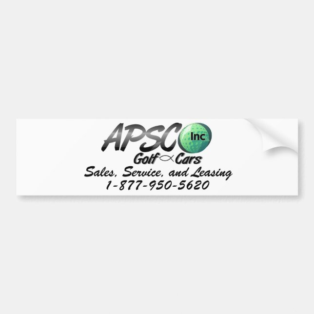 APSCO, Inc Bumper Sticker (Front)