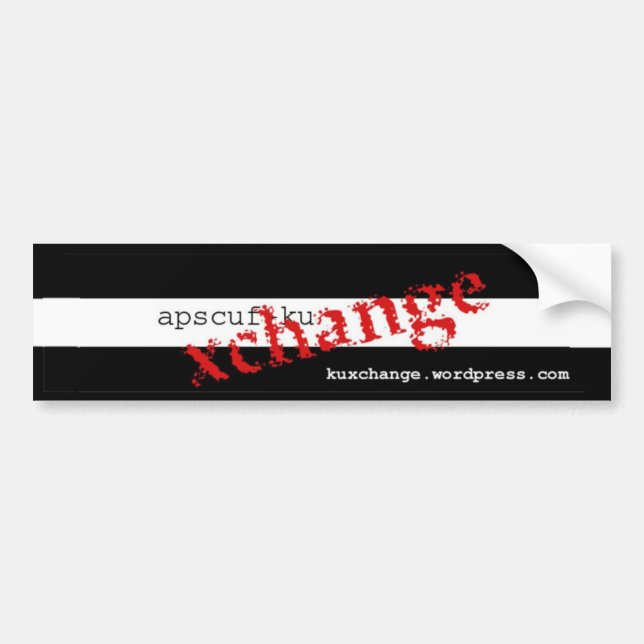 APSCUF-KU XChange Bumper Sticker (Front)