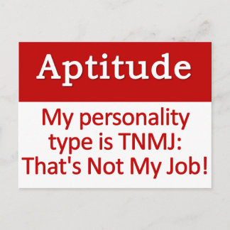 Aptitude  postcard