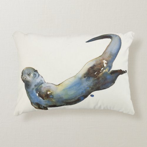 Aqua 2014 decorative pillow