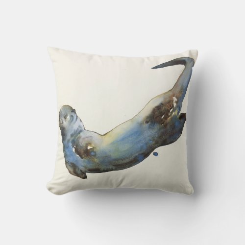 Aqua 2014 throw pillow