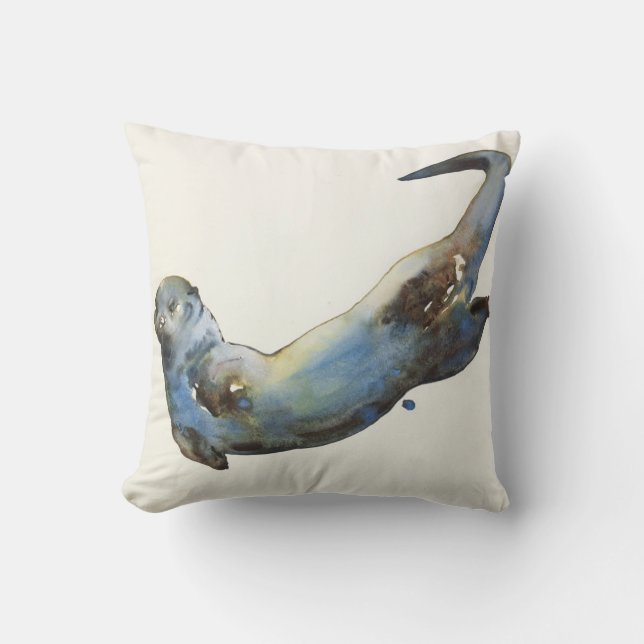 Aqua 2014 throw pillow (Front)
