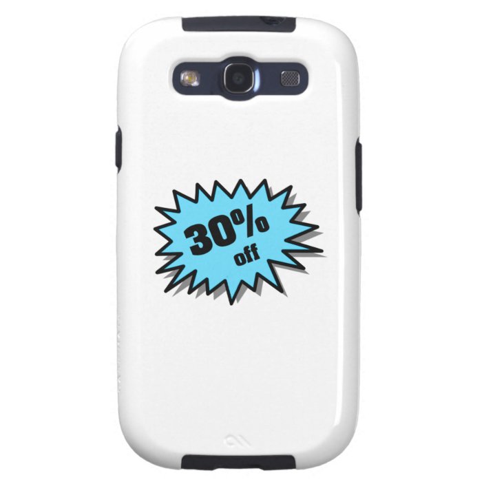 Aqua 30 Percent Off Galaxy S3 Cover