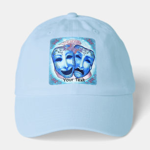 Aqua Actor Masks Hat