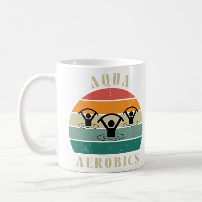 aqua aerobics coffee mug (Left)