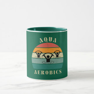 aqua aerobics mug
