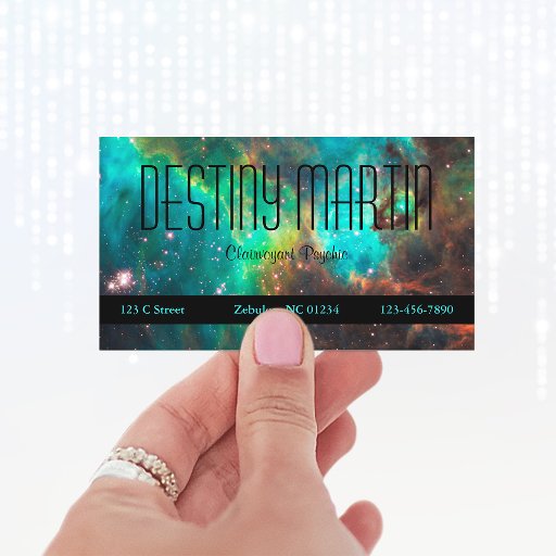 Customizable Metaphysical Business Card