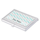 Aqua and gray chevron pattern